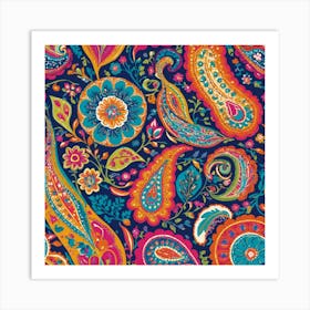 Paisley Pattern Art Print