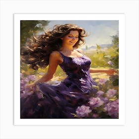 Beautiful Woman Art Print