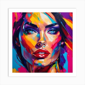 Abstract 'Sexy Woman' Art Print