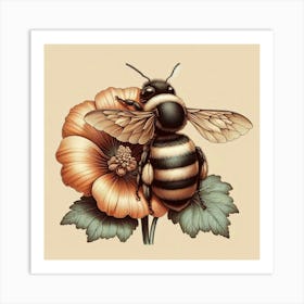 A large bee 1 Art Print