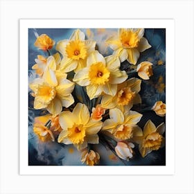 Daffodils 38 Art Print