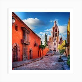 Santa Fe Cathedral Art Print