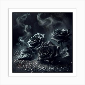 Black Roses 1 Art Print