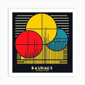 Bauhaus Exhibition print 1919 1 Art Print