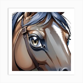 Horse Head 1 Art Print