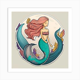 Mermaid 3 Art Print