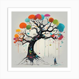 Tree Psychedelic Figuration, Eiko Ojala, Ian Davenport, Sci Fi Noir, Alex Maleev, Back Button Focus, (3) Art Print