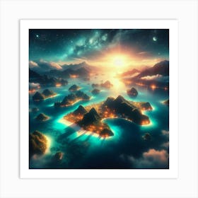 Aeolian Island Art Print