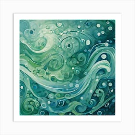 Ocean Waves 21 Art Print