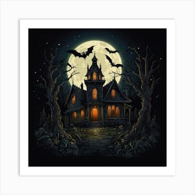 Haunted House 10 Art Print