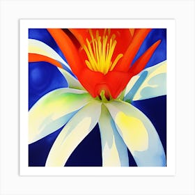 White Lilly 7 Art Print