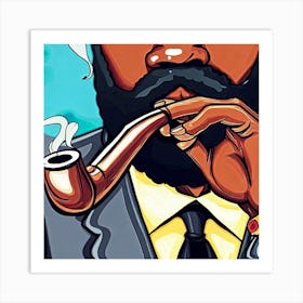 Sir Pipe Dreams Art Print