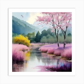 Cherry Blossoms 26 Art Print