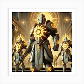 Solar Guardians Converted Art Print