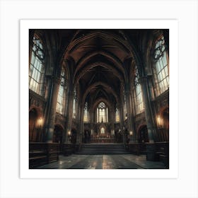 Cathedral - Cathedral Stock Videos & Royalty-Free Footage Art Print