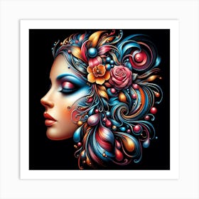 Psychedelic Art 15 Art Print