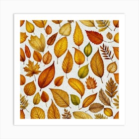 Autumn Leaves 5 Art Print