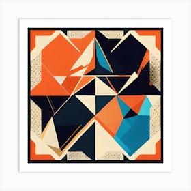 Geometric Abstract Painting Art Print