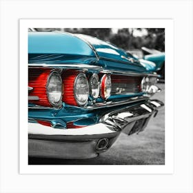 Chevrolet Bel Air 4 Art Print