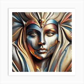 Cleopatra Portrait Artwork 132 Art Print