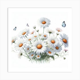 Daisies 1 Art Print