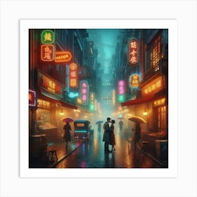 Chinese Alley Art Print