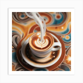 Latte Art 52 Art Print