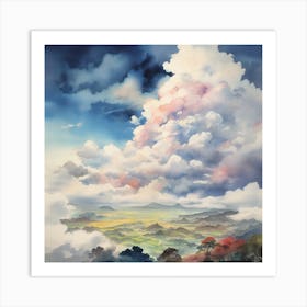 Cloudy Sky Art Print