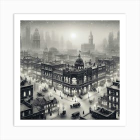 London Cityscape Art Print