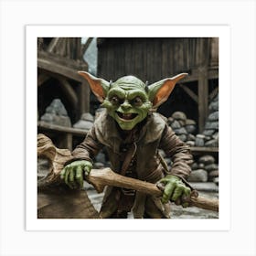 Yoda photo 1 Art Print