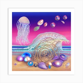 Jellyfish 1 Art Print