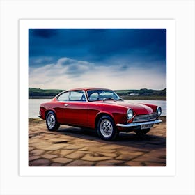 Vauxhall Car Automobile Vehicle Automotive British Brand Logo Iconic Classic Heritage Leg Art Print