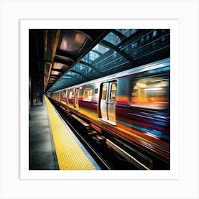 Train At The Station Art Print