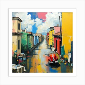 Street In Rome Art Print