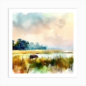 Okavango Delta 2 Art Print