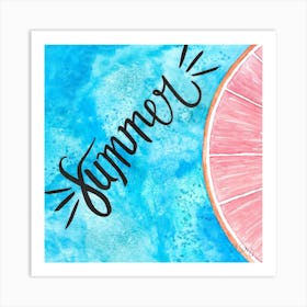 Summer Grapefruit. 1 Art Print