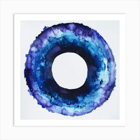 Blue Circle Art Print