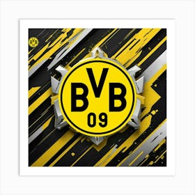 Borussia Dortmund Logo Wall Art 5 Art Print