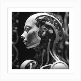 Robot Woman 63 Art Print