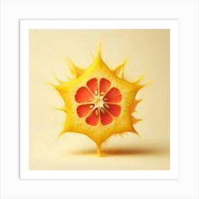 Orange Slice Art Print