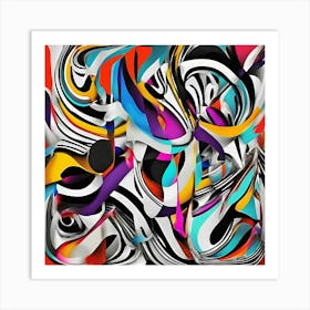 Abstract Painting 12 Art Print