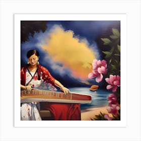 Okinawa lifestyle Art Print