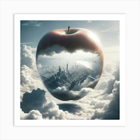 Apple In The Sky Art Print