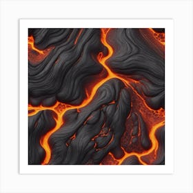 Lava Flow 3 Art Print