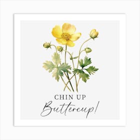 Chin Up Butterfly Art Print