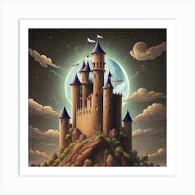 Castle In The Sky Art Print