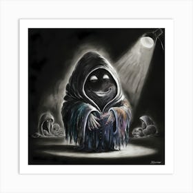 Hooded Man Art Print