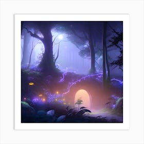 Fairytale Forest 1 Art Print