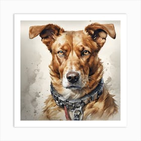 Dog Portrait Art Print