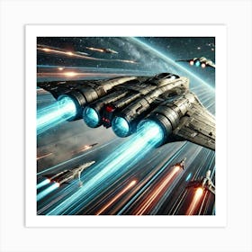 Comet Striker Rapid Interceptor Art Print